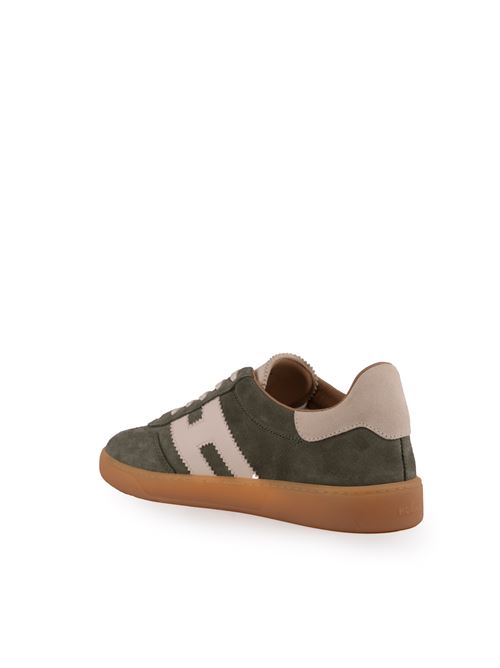 Sneaker Cool in suede Verde HOGAN | HXM6470FB60 U3U246Q